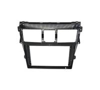 Generico Cornice per Autoradio Cornice Autoradio da 9 Pollici per Vios per Yaris 2008-2014 con Lettore MP5 Frontalino E Copertura Cruscotto Stereo Formato 2 DIN(UV Black Only Frame)
