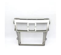 Generico Cornice per Autoradio Cornice Autoradio da 9 Pollici per Vios per Yaris 2008-2014 con Lettore MP5 Frontalino E Copertura Cruscotto Stereo Formato 2 DIN(Silver Only Frame)