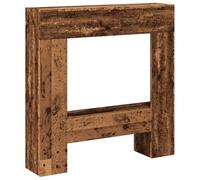 Generico Cornice per Camino Legno Antico 81x18x82 cm in Truciolato