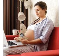 Generico Cornice Per Ecografia - Cornice Foto Ecografia Legno, Frame Di Immagini Ad Ultrasuoni, Ricordo Neonato, Decorazione Comunicazione Gravidanza Per Soggiorno Camera Da Scrivanie