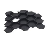 Generico Cornici Fendinebbia Compatibile con Skoda per Octavia VRS MK2 2009 2010-2013 Paraurti Anteriore Copertura Luce Nebbia Inferiore Medio Maglia Griglia di Ventilazione 1Z0807368C