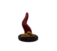 Generico Corno Portafortuna Vesuvio in Ceramica Rosso-nero | Fatto a Mano