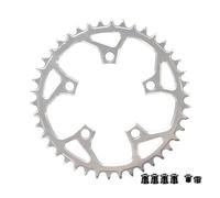 Generico Corona BCD 94 a 5 bulloni, Stretta e Larga, 32/34/36/38/40/42/44/46 Denti, Compatibile con Catene for Bici da 10/11/12 velocità(Silver 42T)