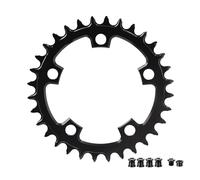 Generico Corona BCD 94 a 5 bulloni, Stretta e Larga, 32/34/36/38/40/42/44/46 Denti, Compatibile con Catene for Bici da 10/11/12 velocità(Black 32T)