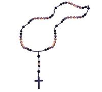 Generico Corona Del Rosario Collana Religiosa con Ciondolo a Croce