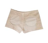 Generico Corpetto Donna Body Fasciante Panciera Pantaloni Di Sollevamento Anca Traspiranti Sexy Angolo Piatto Belle Natiche Glutei Glutei Pp Da Donna Guaina Post Addominoplastica Slip Beige M