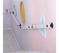 Generico Corrimano in legno for bambini con disabilità, scale for asili nido for la sicurezza, ringhiera a parete(White,350CM/11.5FT)
