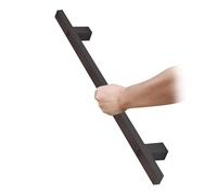 Generico Corrimano per Scale, ringhiere per Esterni, Scale da Giardino, corrimano Moderno Nero per Scale - balaustre quadrate in Ferro battuto per Scale Interne/Esterne, terrazze e banconi Bar, Corri