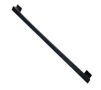 Generico Corrimano per Scale, ringhiere per Esterni, Scale da Giardino, Regolabile da 30 a 600 cm, Nero, Quadrato, per Scale - Maniglione di Sostegno in Metallo Industriale, Tubo di Ferro, rampa a pa