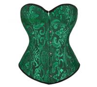 Generico corsetti gotica Combinazione di due pezzi dalla linea raffinata, abbinabile facilmente con diversi capi di abbigliamento(Light VerdeL)