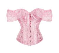 Generico Corsetto da donna a petto pieno, top gotico, vintage,taglie grandi Corsetto per Donne, Bustino Shapewear Lingerie