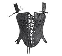 Generico Corsetto da Donna Taglie Forti Vintage Festa di Halloween Slim Elegante Cuore Stringivita Modellante in Pizzo Femminile con Bretelle Corsetti per Ridurre Vita E Allenare