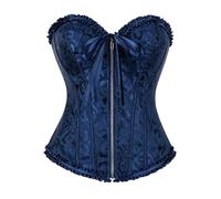 Generico Corsetto Donna Sexy,Corsetto Bustier Body con Lacci E Cerniera Posteriore Modellante per Feste di Matrimonio Snellente E con Supporto Sottoseno