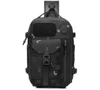 Generico Cosmos Explorer Sling Bag, Anti Theft Tactical, Utdoor Hiking Waterproof Crossbody Shoulder for Hiking Travel (Camouflage)