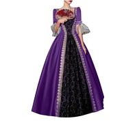 Generico Cosplay Costumi Carnevale Costume Da Vampiro Ragazze Strega Abito Vampiressa Bambina Sera Taglie Forti Manica Lunga Maniche Svasate Rinascimento Principessa