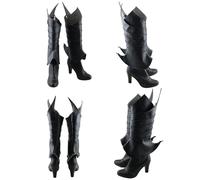 Generico Cosplay Shoes for FGO,Women Man Anime Game PU Shoes for ComicCon, Cosplay Show, Halloween,Carnival Party A98