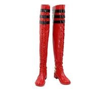 Generico Cosplay Shoes for Karna FGO,Women Man Anime Game PU Shoes for ComicCon, Cosplay Show, Halloween,Carnival Party A99