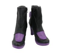 Generico Cosplay Shoes for MashKyrielight FGO,Women Man Anime Game PU Shoes for ComicCon, Cosplay Show, Halloween,Carnival Party A62