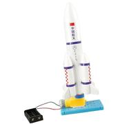 Generico Costruzione veicoli spaziali educativi per bambini assemblaggio modello proiettili aerospaziali sussidi didattici per la fisica per l ' educazione scientifica giocattolo scientifico Edu