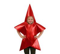 Generico Costume A Stella Per Bambini E Bambine | a Forma di Stella Divertenti e Vintage | Halloween Cosplay Costume | Per Festa Di Vacanze Gioco Di Ruolo Spettacolo Teatrale Chiesa E Chiese