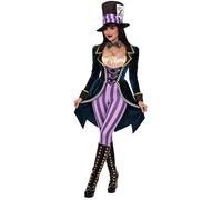Generico Costume Cappellaio Classico 3 Pezzi Donna Festa Carnevale