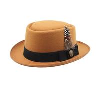 Genérico Costume Cappello Oktoberfest,Cappelli bavaresi da uomo - Costume da Oktoberfest bavarese tedesco | Per Costumi Con Piume, Emblemi Multiusi Per Adulti Per Uomini E Mu