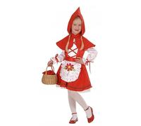 Generico Costume Cappuccetto Rosso per Bambina 1-2 Anni, Travestimento Carnevale con Vestito, Cintura e Mantello con Cappuccio
