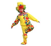 Generico Costume Carnevale Bambino Abito da Clown per Party e Carnevale Travestimento Infantile Simpatico