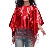 Generico Costume Carnevale Donna Elegante Medievale Con Mantello Largo E Mantella Per Spettacoli E Eventi Abito Di Moda Per Drammi Sofisticati(Red, One Size)