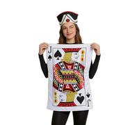 Generico Costume Cosplay Halloween,La Carta da Gioco con la Spallina Divisa e Divertente | Cappello Accessorio Gioco Di Ruolo,Adatto a Feste in Maschera e Balli in Maschera per Adulti e Adolescenti