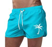 Generico Costume da Bagno, Boxer Mare Uomo, Ad Asciugatura Rapida Leggeri Costume Piscina Uomo Lungo Impermeabili con Cintura Regolabile E Tasche/Nuoto/Surf/Casual per Nuoto Corsa Fitness
