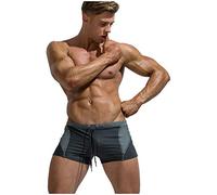 Generico Costume da Bagno Donna Costume Intero Premaman Shorts Poliestere Sunbathing Man Nuoto Donna Lovable Costumi da Bagno (Grey, XL)