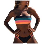 Generico Costume da Bagno Donna Due Pezzi Costumi Push Up Scollo a V Top Bikini con Lacci Incrociati sul Retro e Pantaloncini Coulisse Laterale Pieghe bikini leopardato donna Atmosfera Del Primo Amore
