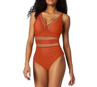 Generico Costume da Bagno Donna Intero Modellante Costumi Interi Scollo a V con Controllo della Pancia Costumi da Bagno Push Up