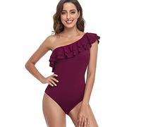 Generico Costume da Bagno Intero Donna,Costumi Bikini Un Pezzo Monokini Elegante Modellante e Contenitivo Pancia Vita Alta Swimsuit Costumi Contenitivi alla Moda per la Spiaggia