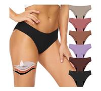 Generico Costume da Bagno Mestruale, Slip Bikini a Vita Bassa Senza Cuciture, per Ciclo Leggero, Mutandina Protettiva Invisibile Tinta Unita per Nuoto e Mare