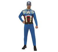 Generico - Costume da Capitan America per adulto