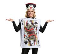 Generico Costume da Carta da Gioco | Costume Divertente Carta Da Gioco, per le Feste di Halloween e il Party,per Uomo Donna Spettacolo Carnevale Palcoscenico