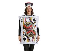 Genérico Costume da carte, Naipe con tracolla divisa, per giochi di ruolo, per uomini e donne, adatto per giochi di ruolo, carnevale e scenari