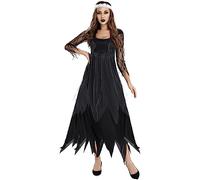 Generico Costume da Diavolessa Vintage Elegante Donna, Abbigliamento Cosplay Halloween,Comodo Elegante Tempo libero Festivalmente Traspirabile Outfit Sposa Comodo ed per Feste