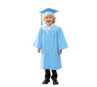 Generico Costume da Laureato per Bambini, Toga Cappello e Costume Abito da Laureato Set Toga Laurea Bambini Asilo Cerimonia di Laurea Scuola Materna Costumi per Studenti 5-10 Anni