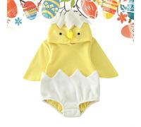 Generico Costume Da Per Bambini - Pagliaccetto Per Animali In Flanella Per | Tuta Unisex Da Con Cappuccio, Taglie 70-100 Cm (27,56-39,37 Pollici) | 180 G, Caldo, Per Pasqua Halloween Ri