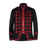 Generico Costume da principe per uomo | Set lunga giacca pantaloni Royal | Carnevale gotico Vesti il costume della Giornata mondiale del libro per spettacolo teatrale di ruolo