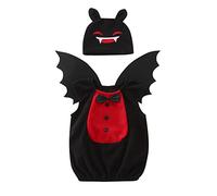 Generico Costume da Zucca per Bambini, Costume di Halloween con Cappello, Vestiti, Scarpe e Borsetta-Set Neonato Arancione,Festa per bambina Bambino 0-24mesi