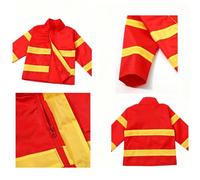 Generico Costume di Halloween Bambino Completo Pompiere per Giochi di Ruolo e Cosplay Adatto a Serate di Halloween e Travestimenti Professionali