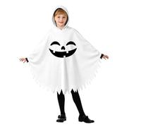 Generico Costume di Halloween Bambino Mantello con Cappuccio Corteo Stampato per Spettacoli e Feste di Carnevale Adatto a Cosplay e Divertimento dei Bambini