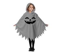 Generico Costume di Halloween Bambino Mantello con Cappuccio Corteo Stampato per Spettacoli e Feste di Carnevale Adatto a Cosplay e Divertimento dei Bambini