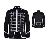 Generico Costume di Halloween da principe per uomo | Set pantaloni giacca a maniche lunghe Royal,Carnevale gotico Vesti il costume della Giornata mondiale del libro per spettacolo teatrale di ruolo