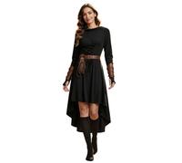 Generico Costume di Halloween Donna Completo Rinascimentale con Camicia Medievale e Pantaloni alla Caviglia per Cosplay e Feste a Tema Adatto a Spettacoli e Rievocazioni