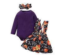 Generico Costume di Halloween per Bambini Carino Unisex Maniche E Tute Neonati Il Mio Primo da Fantasma Horror Adatto Altezza 90-150 Cm